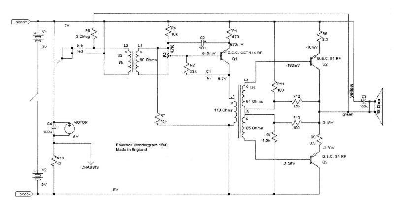Another Emerson Wondergram Electronic Diagram View